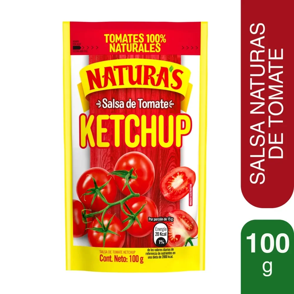 KETCHUP NATURAS 100G