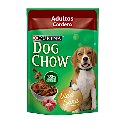 DOG CHOW POUCH ADULTO CORDERO 100G