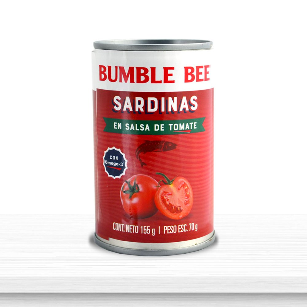 SARDINA BUMBLE BEE EN SALSA DE TOMATE 155 G