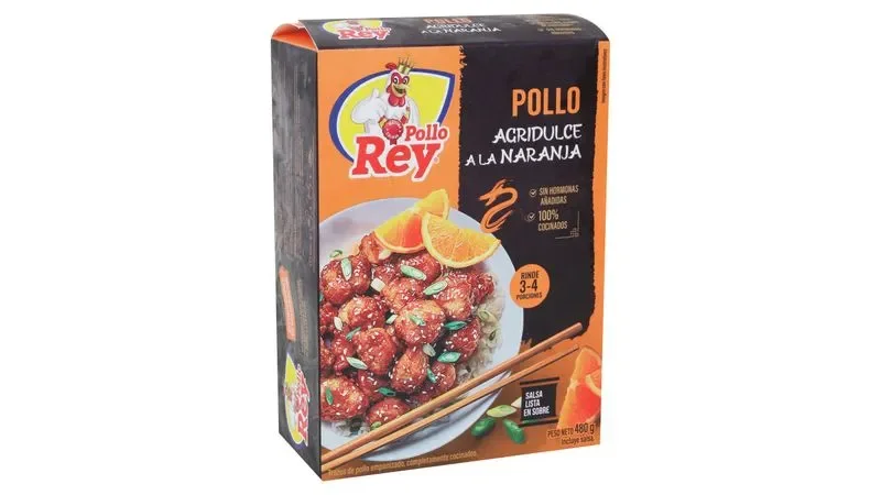 pollo agridulce cajita 480 g rey