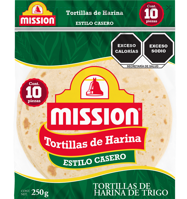 Tortillas de harina mission 250g