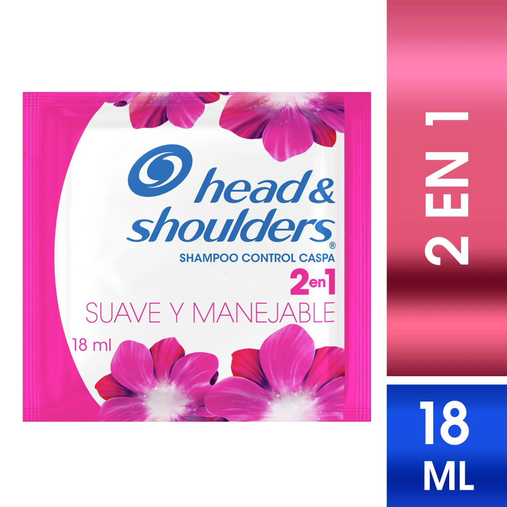 SHAMPOO SUAVE Y MANEJABLE H&S 18ML