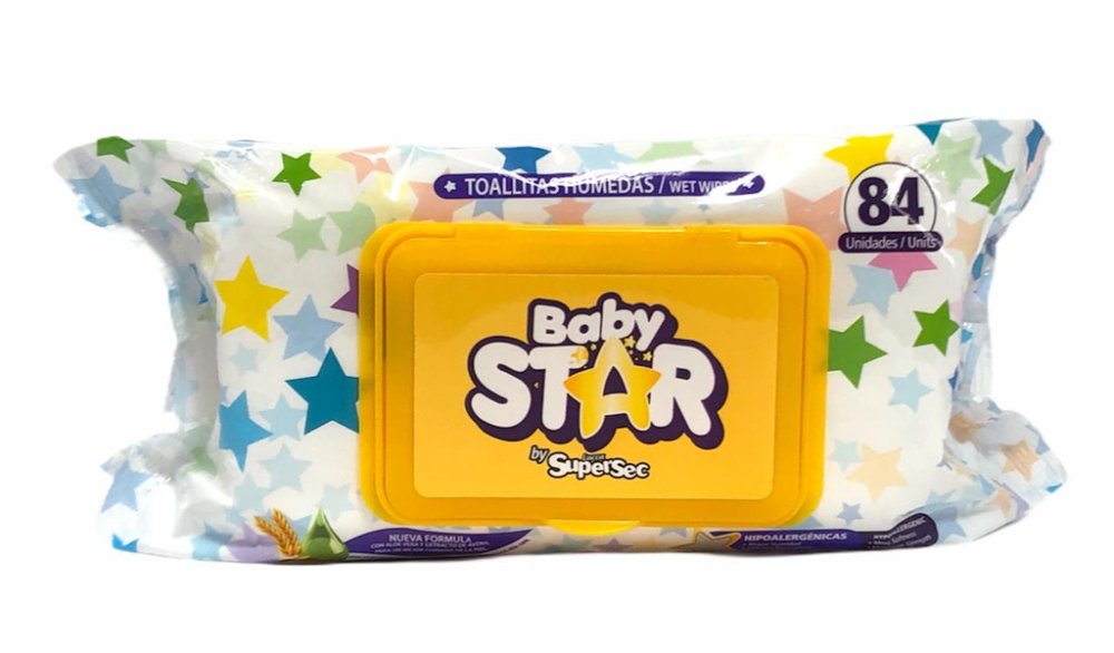 TOALLA HUMEDA BABY BABY STAR BL 80GR