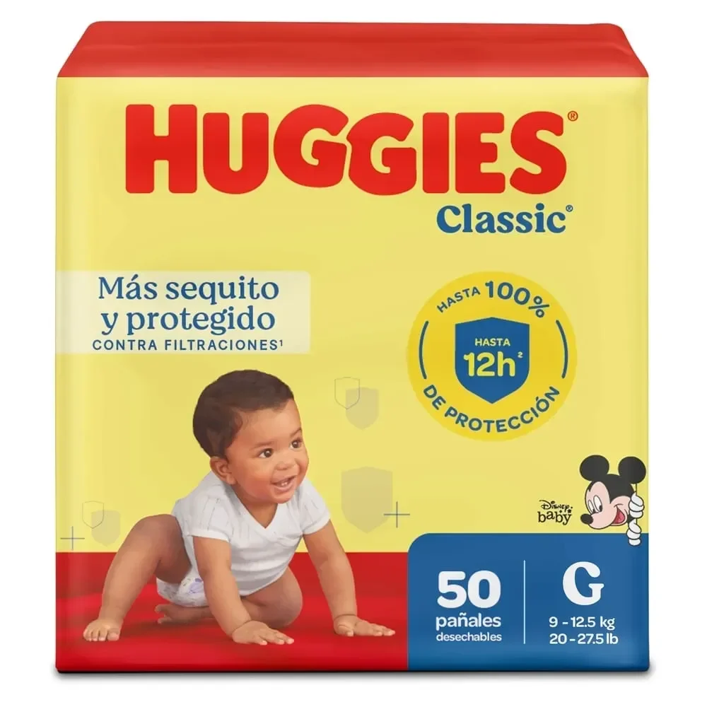 pañal huggies clasico G por unidad