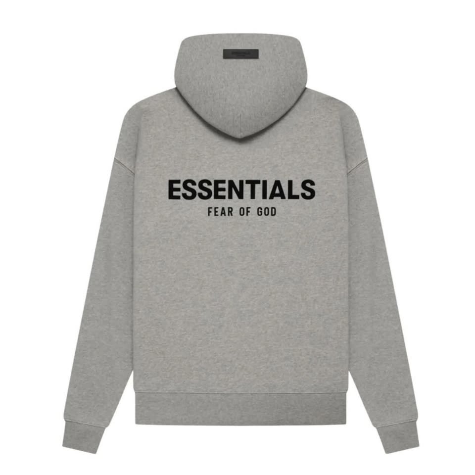 HOODIE ESSENTIALS DARCK OATMEAL