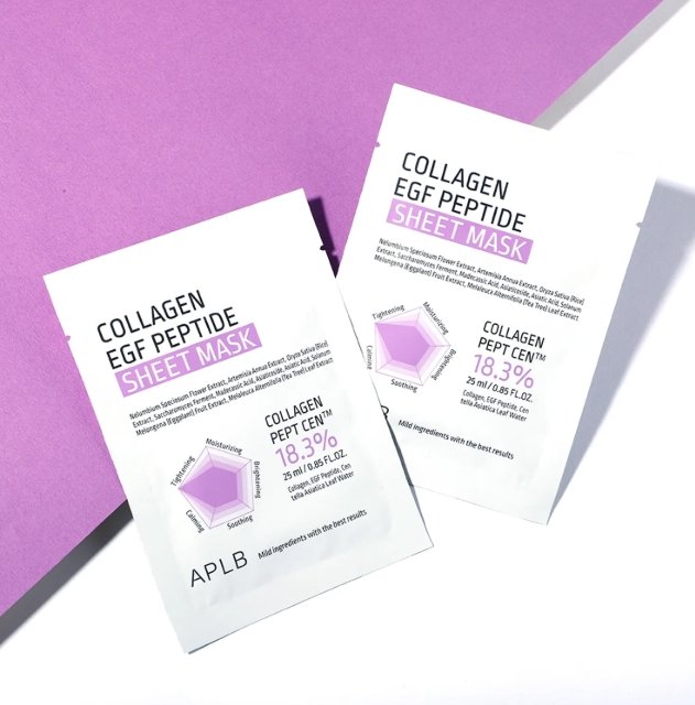 Mascarilla con péptidos y colágeno 25ml x 1 lámina - APLB