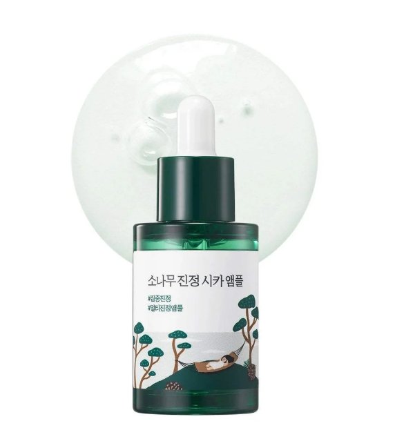 Ampolla calmante de pino y Cica 30ml - Round Lab