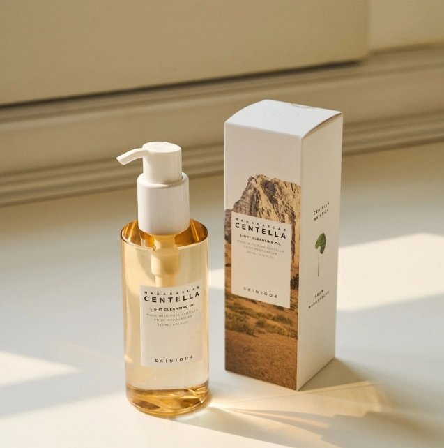 Limpiador en Aceite Ligero de Centella de Madagascar 200ml- SKIN1004