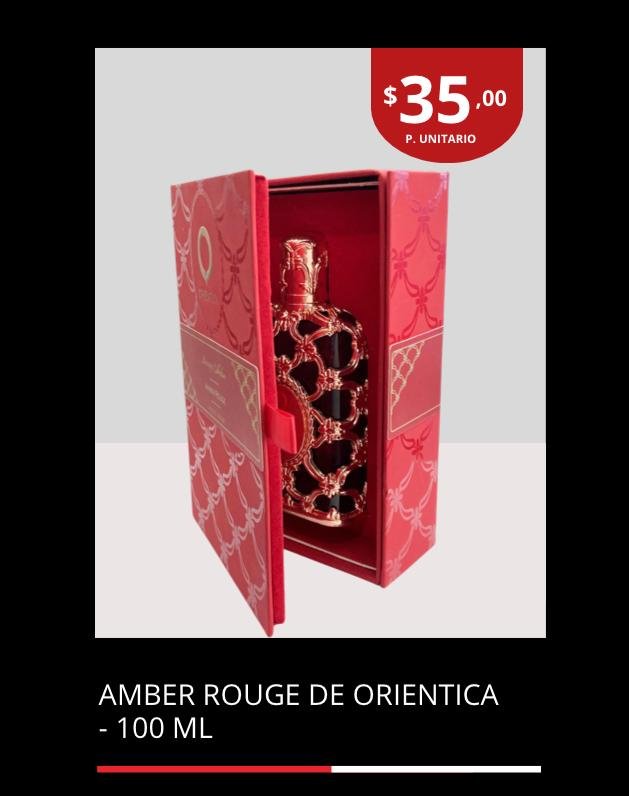 ORIENTICA AMBER ROUGE METALICO CON COFRE