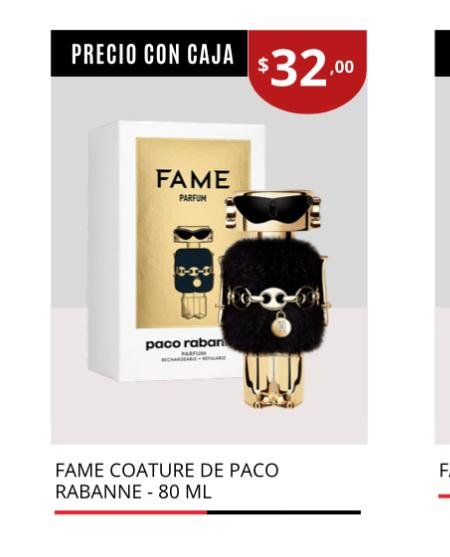 FAME COUTURE CON CAJA