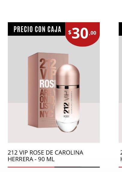212 vip rose CON CAJA