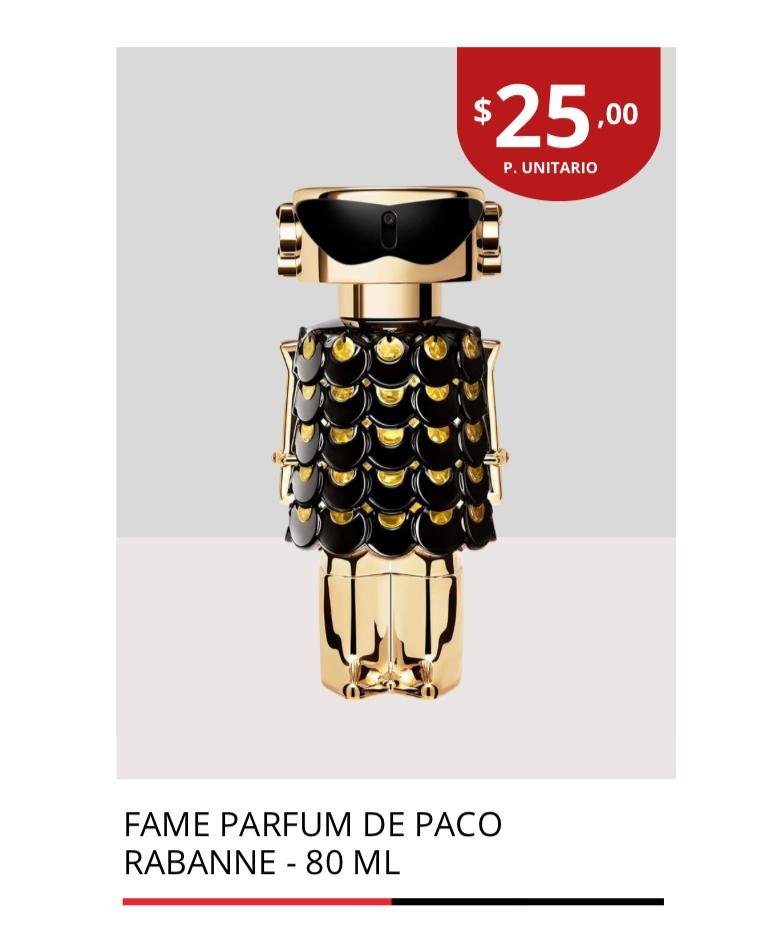 FAME PARFUM SIN CAJA