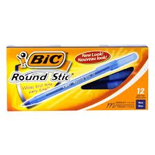 Boligrafo Bic Round Stick Azul