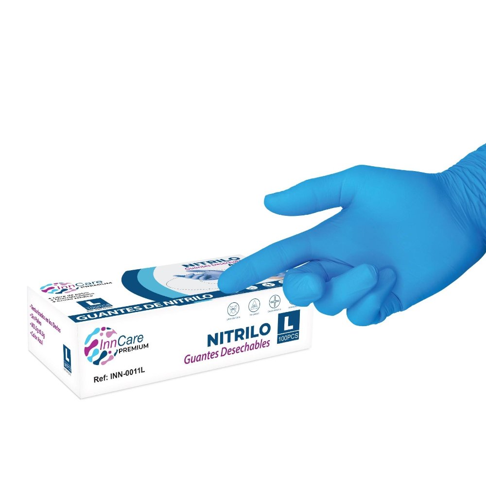 Guantes desechables Azules