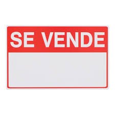 Letrero se vende