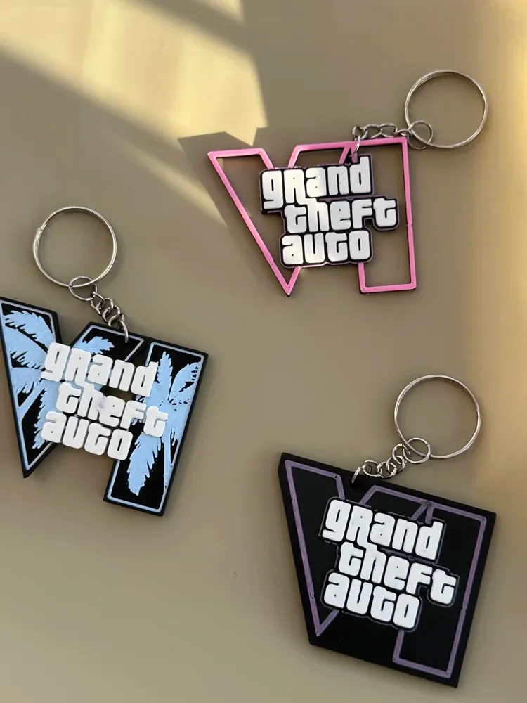 Conjunto de Chaveiros GTA 6 / VI
