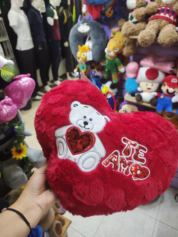 almohada de corazon