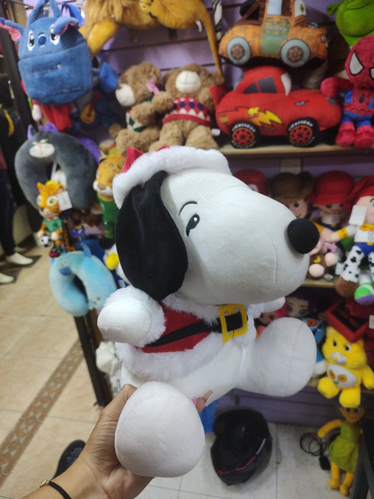 snoopy santa navideno