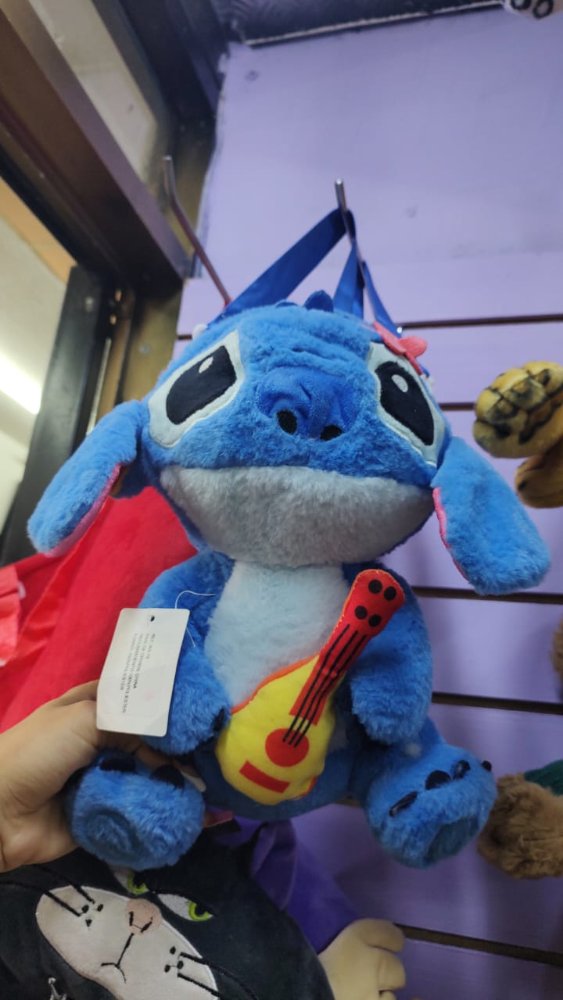 bolso de peluche de stich