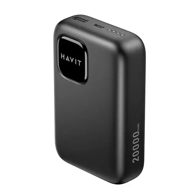 CARGADOR PORTATIL HAVIT PB34 20.000 MAH NEGRO