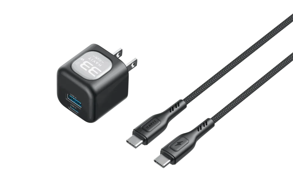 CARGADOR HAVIT UC233 33W DE C A C