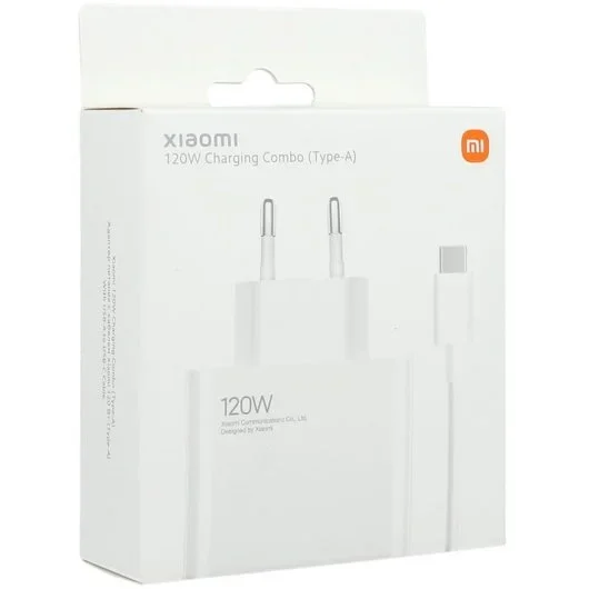 CARGADOR XIAOMI 120W BLANCO 100% ORIGINAL