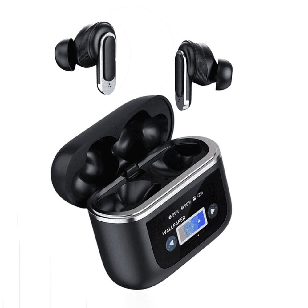 AUDIFONOS CON PANTALLA V8 NEGRO