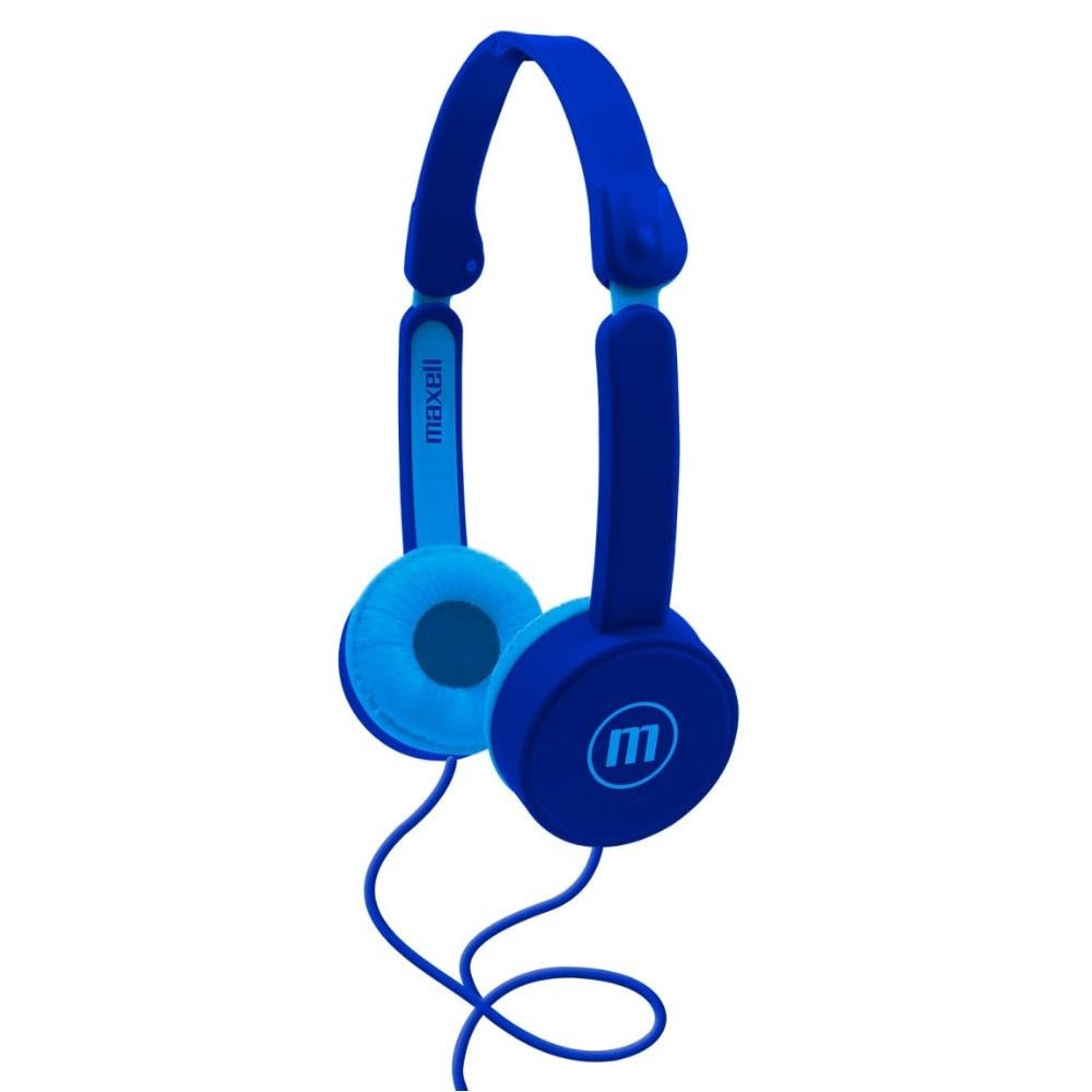 AUDIFONOS A CABLE DE NIÑOS COLOR AZUL MAXELL
