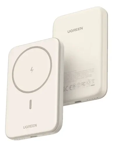 CARGADOR PORTATIL MAGSFAFE 5.000 MAH IPHONE BEIGE