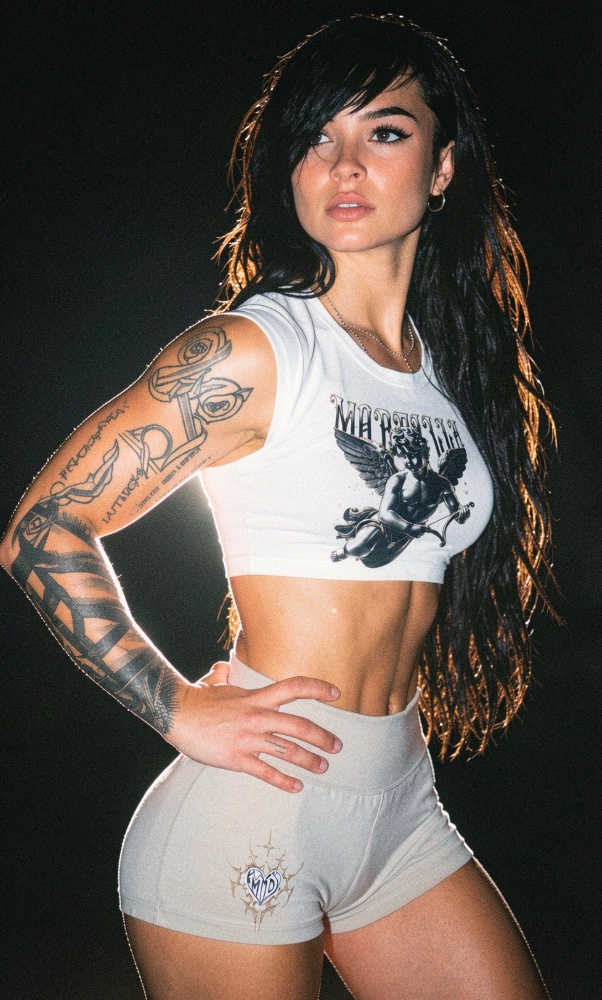 Modrilla GymWear Designs color blanco/gris