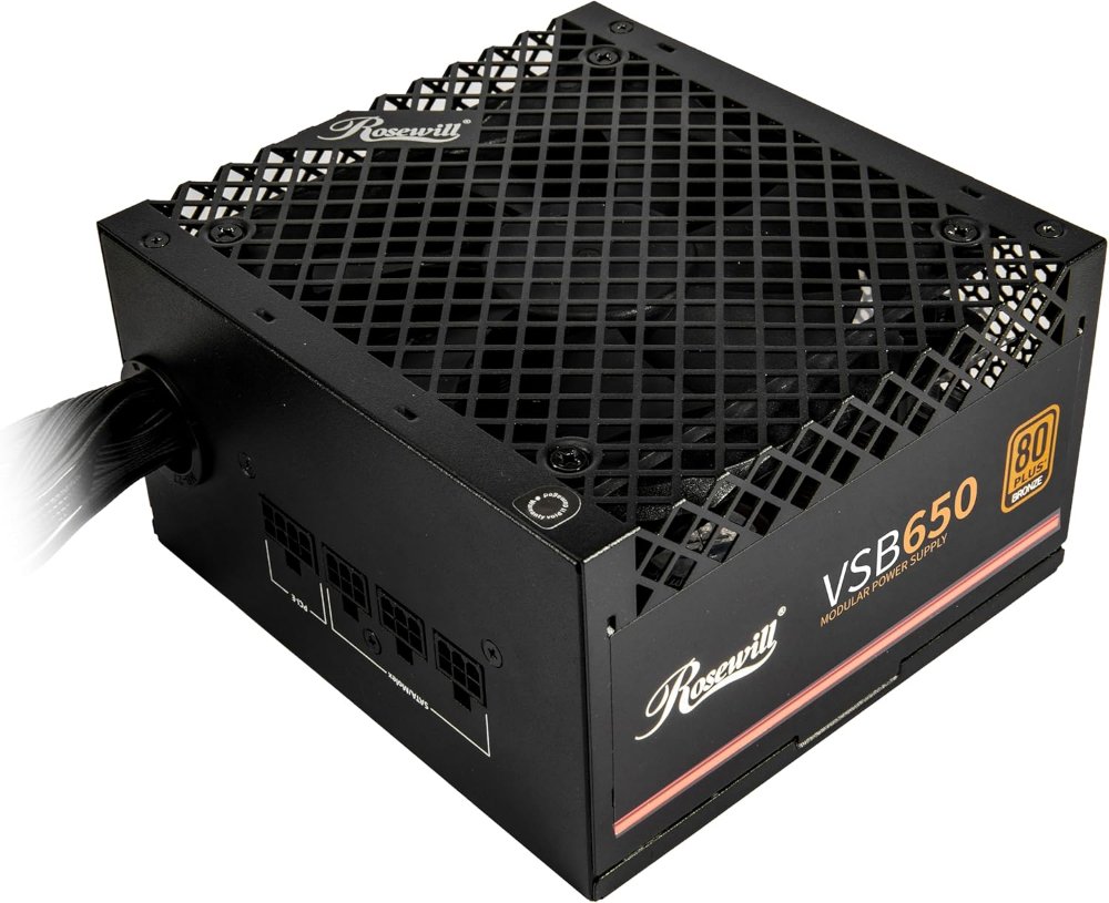 FUENTE DE PODER ROSEWILL VSB 650W 80+ Bronce SEMI MODULAR