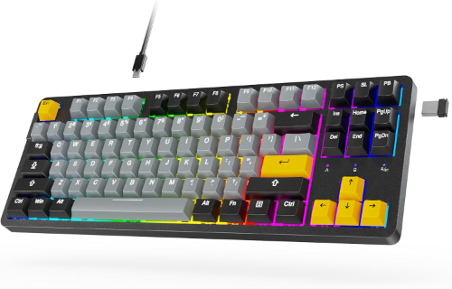 TECLADO MECANICO ARZOPA RECARGABLE 3 MODOS DE CONEXION