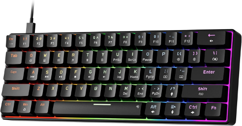 TECLADO MECANICO NEWMEN AL 60% POR CABLE