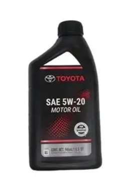 Toyota sae 5w20 synthetic blend 1/4