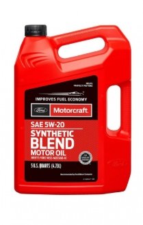Motorcraft 5w20 synthetic blend galon 5/1