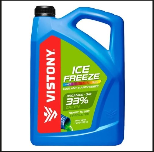 Vistony  Coolant Orgánico 33% Verde 6/1 Galón