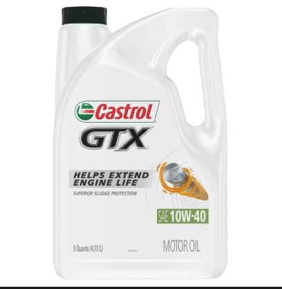 Castrol sae 10w40 galon GTX 5/1