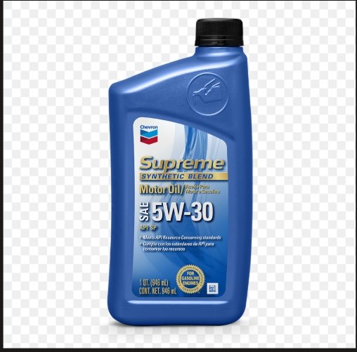 Chevron Supreme 5W-30 Motor Oil 1/4