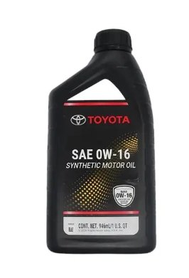 Toyota sae 0w16 synthetic motor oil 1/4