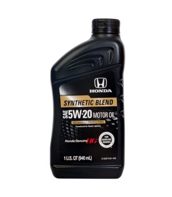 Honda 5w20 synthetic blend 1/4