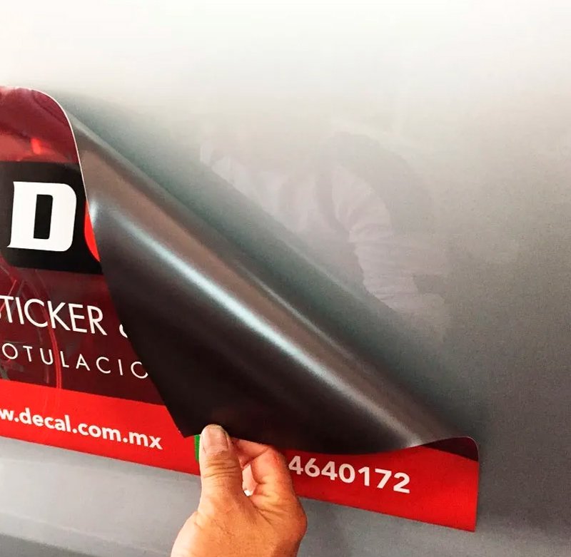 PAR DE IMAN PUBLICITARIO PARA PUERTA PARA CARRO