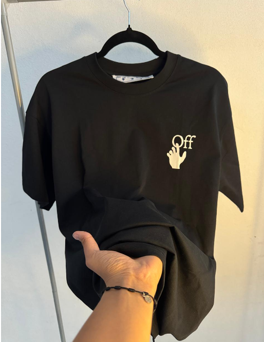 Playera OFF WHITE estampado blanco