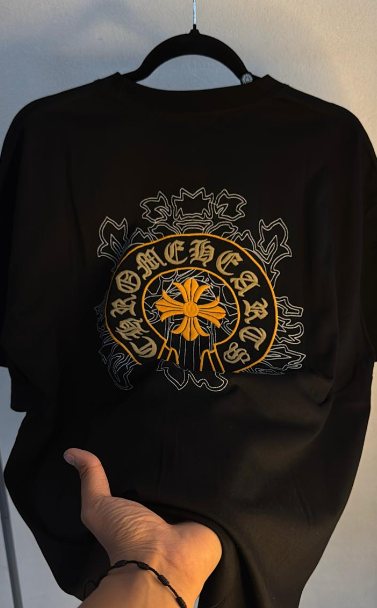 Playera CHROME naranja