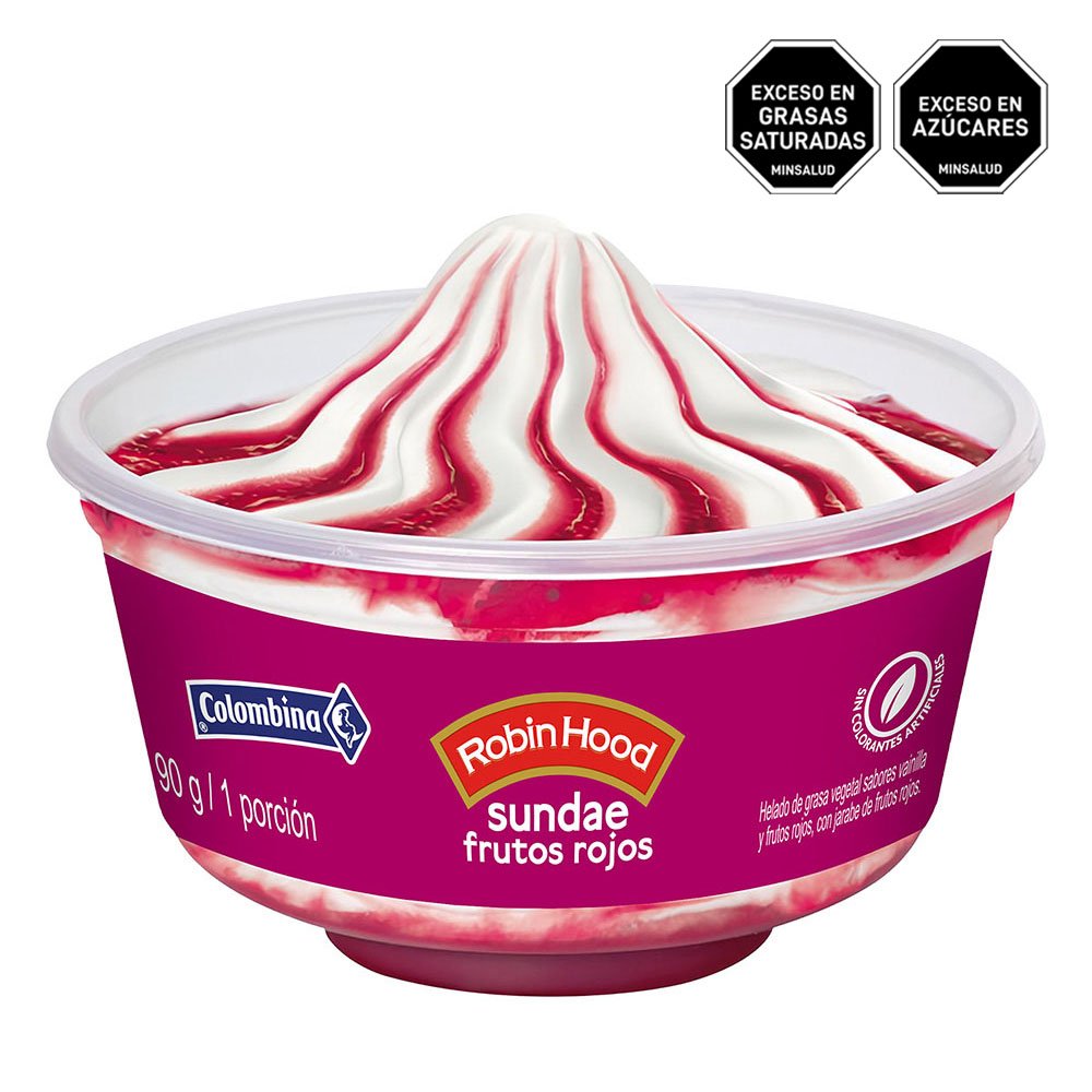 Sundae Vainilla y Frutos Rojos