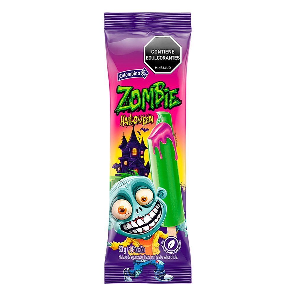 Paleta Zombie Halloween