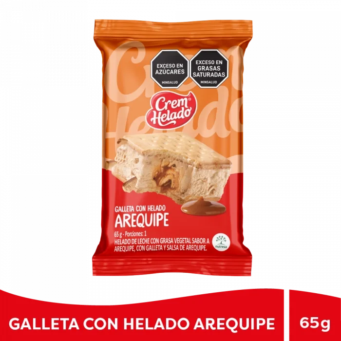 Galleta con Helado Arequipe