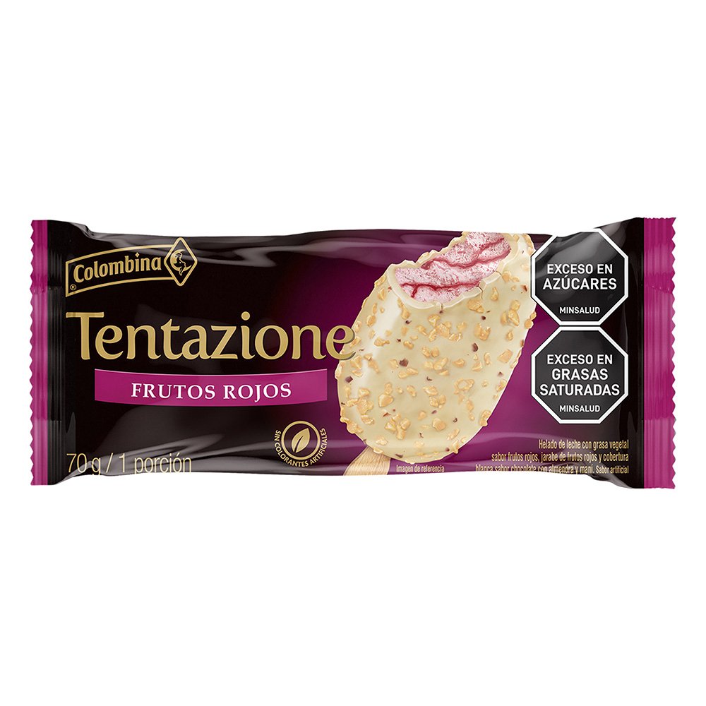 Paleta Tentazione Frutos Rojos