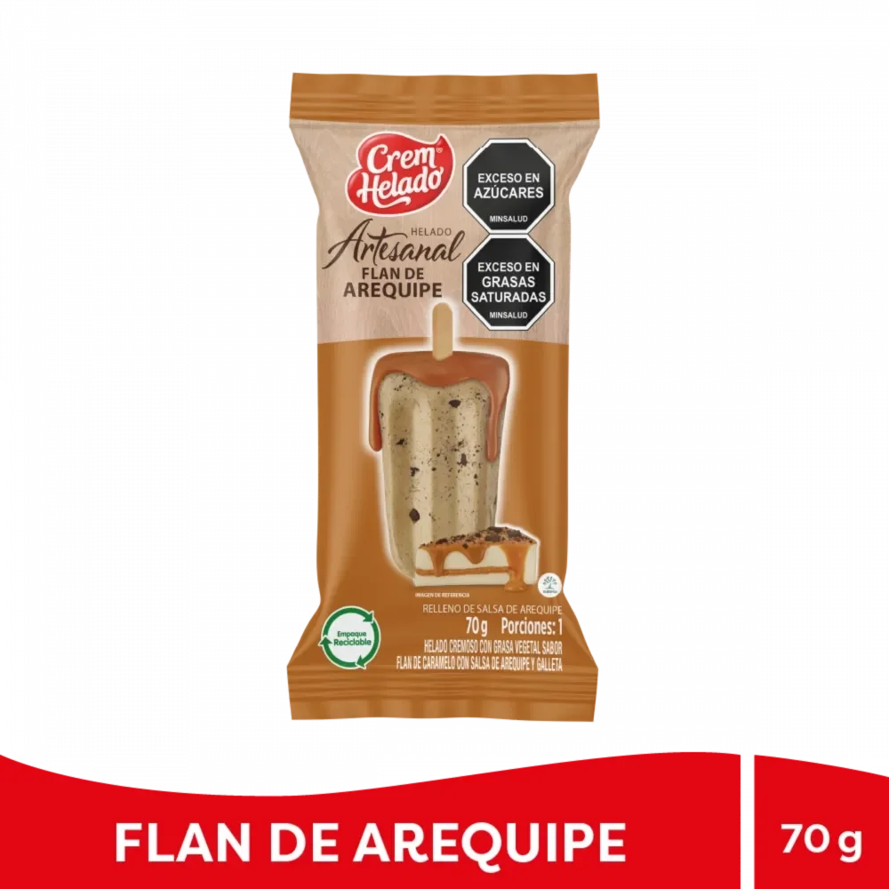 Artesanal Flan de Arequipe
