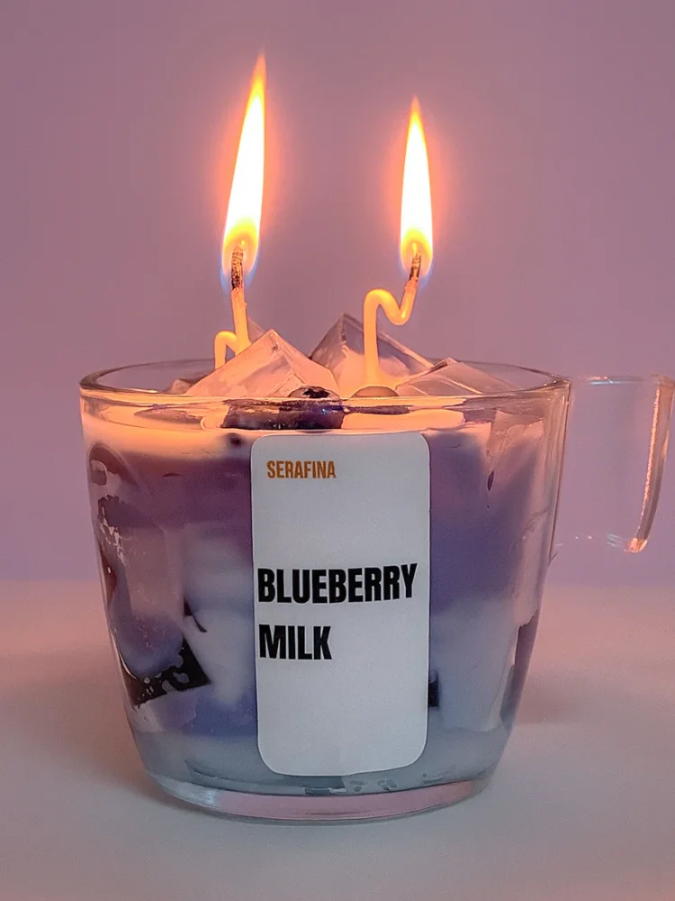 Blueberry milk