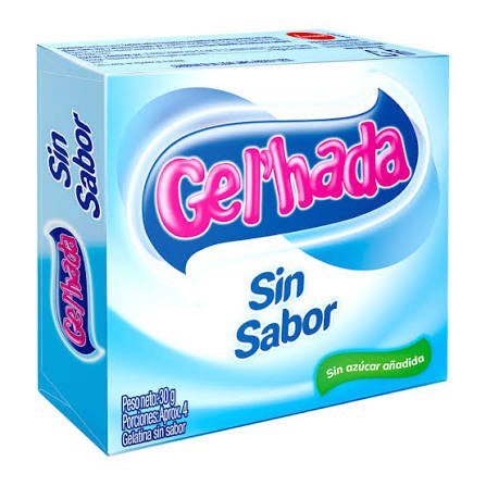 GELATINA SIN SABOR